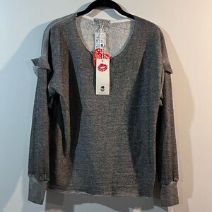 Wildfox Gray Long Sleeve Top